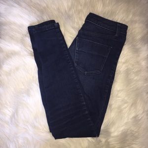 Dark wash high waisted Jeggings